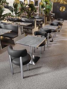 Quán Cà Phê hiện đại quán rượu nội thất đồ nội thất quán cà phê Bàn ghế phòng chờ thiết kế nhà hàng Pizza trang trí - Product Image 5