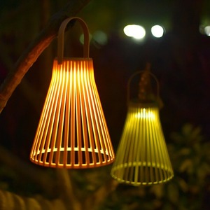 Lampada a Sospensione <span class=keywords><strong>Solare</strong></span> in Rattan Sintetico per Esterni, Impermeabile, con Proiezione LED per Patio, Villa e Portico - Product Image 2