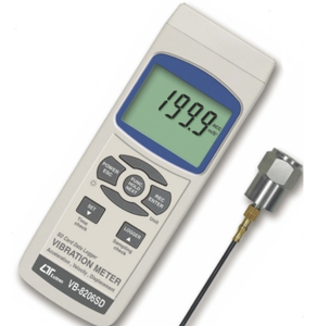 Medidor de vibraciones VB-8206SD, registrador de datos portátil en tiempo real, medidor de vibraciones tipo registrador para uso industrial - Product Image 1