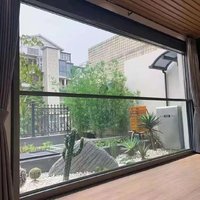 Ventana Elevadora Eléctrica Inteligente Moderna para Balcón con Sensor de Lluvia y Bloqueo Infantil, Vidrio Aislante, Elevación Vertical