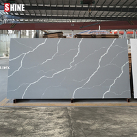 Slab Kuarsa Format Besar Grosir 3200x1600mm Dengan Diskon Besar Untuk Pekerjaan Renovasi Seluruh Rumah