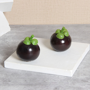 Artificial Lifelike <b>Foam</b> Mangosteen Fruit <b>Model</b> for Halloween Christmas & Easter Home Education Toys - Product Image 3