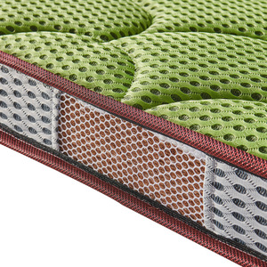 Matelas en fibre de coco 1,8 m/1,5 m pour lit double, fermeté moyenne, respirant, matelas vert pour chambre à coucher - Product Image 2