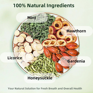 漢方薬草ブレスイーズティー　甘草入り生茶葉箱包装-痰を解消し咳を和らげる自然療法、風邪・免疫サポートに - Product Image 2