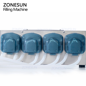 Pompe péristaltique de bureau à quatre têtes ZS-DTPP100C4, machine de remplissage automatique de flacons d'huiles essentielles et de cosmétiques - Product Image 3