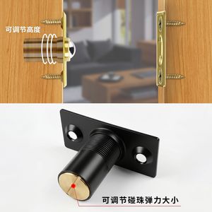 Loquet de porte dissimulé à ressort en acier inoxydable pour portes de salle KTV en bois, fixation automatique par vis, chromé - Product Image 3