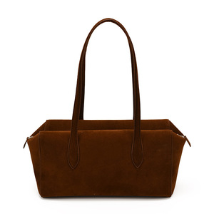 Sac bandoulière en daim à fermeture éclair pour femme, style rétro haut de gamme, grande capacité, idéal pour les trajets quotidiens - Product Image 5