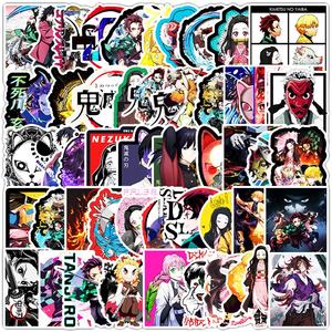 50 Uds Cool Anime colección de dibujos animados pegatina No repetir promoción regalos decorativos Graffiti mezcla diferentes pegatinas conjunto - Product Image 4