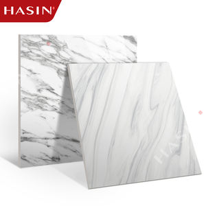 Carreaux de porcelaine populaires 600x600 pour murs et sols, surface émaillée, carreaux de céramique de luxe pour intérieur, effet marbre - Product Image 2