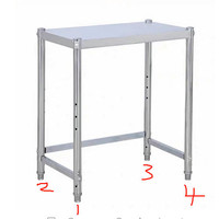 Support de rangement multi-niveaux en acier inoxydable épaissi pour cuisinière à gaz et réservoir de gaz liquéfié sur pied pour cuisine