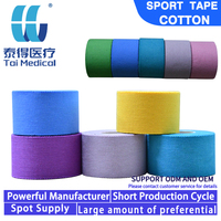 Bande de sport blanche non élastique de 3,8 cm x 13,7 m, imprimée, pour le basketball et le football, attelle de cheville, genou et poignet