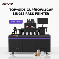 Impresora Digital UV Renovix Personalizada, Impresora Digital de Inyección de Tinta de Una Sola Pasada para Tazas, Tazones y Tapas de Plástico 2 en 1