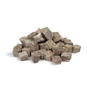 No Added Beef Freeze Dried Premium Beef Cubes Pet Food Manufacturer Supplier China Factory Low Fat Pure Beef