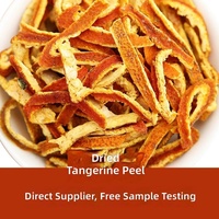 Nouvelle Récolte : Bandes d'Écorce de Mandarine Séchée Transformée AD, Sans Soufre, 60 kg, Prix de Gros Guangxi pour Matière Première de Thé et d'Épices