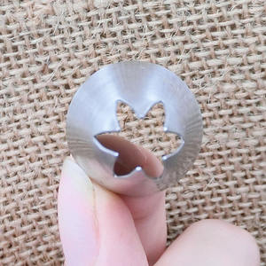 1M #   Boquilla de Repostería Recta de 6 Dientes, Acero Inoxidable 304, para Decoración de Pasteles con Crema, Herramienta de Repostería DIY, Tamaño Mediano - Product Image 5