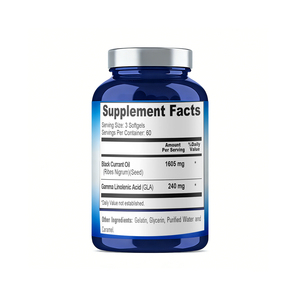 Huile de pépins de cassis de haute qualité en capsules molles, marque privée, pour l'hydratation de la peau, la santé cutanée et le renforcement de l'immunité. - Product Image 2
