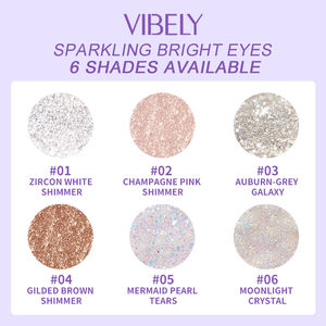 Phấn mắt dạng lỏng lấp lánh 3D, chất liệu mềm mịn, chống mồ hôi, nhũ óng ánh - Product Image 4