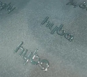 3D riciclabile prezzo di fabbrica in silicone trasparente trasferimento di calore logo etichetta adesiva ferro sul trasferimento per il panno