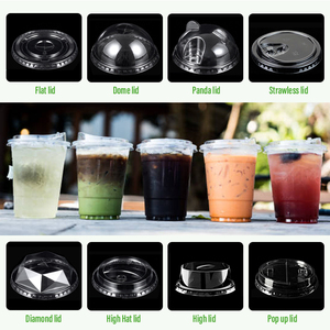 Vasos Desechables de Plástico PET Transparente de Pared Simple con Logotipo Personalizado Impreso en UV de 12, 16, 24 y 32 oz y 90 mm para Café y Té de Burbujas - Product Image 5