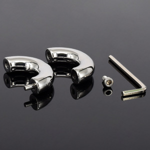 Harga Pabrik Kovida Alat Stimulasi Listrik SM Diameter 28 33 40 45 50mm Baja Tahan Karat Mainan Seks Dewasa Cincin Penis Pria Logam - Product Image 6