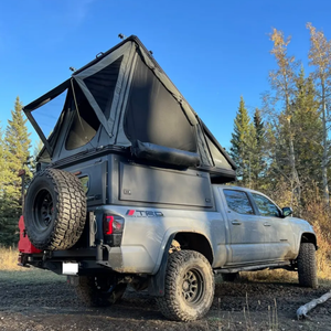 Aluminum Truck Bed with Hard & Rack Rooftop <b>Tent</b> for Pickup & Toyata Truck <b>Canopy</b> - Product Image 1