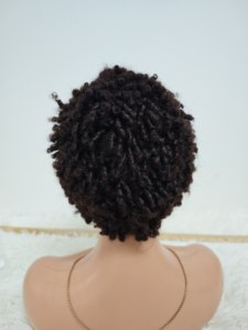 Promoción Letsfly: Peluca Afro Rizada sin Pegamento de $24.6, Base Transparente, 200% de Densidad, Cabello Humano, Frente de Encaje 13x4, Venta al Por Mayor - Product Image 6