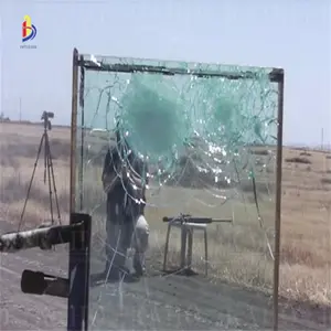 Customized bulletproof glass of various specifications in China factory