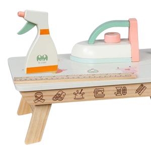 Tabla de planchar de simulación y juguete educativo temprano de hierro con planchado de hierro de madera - Product Image 5