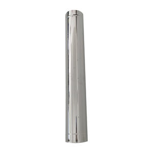 <span class=keywords><strong>Simple</strong></span> de Mur D'OEM Cheminée Cheminée En Acier Inoxydable Argent De Tuyau Droit - Product Image 1