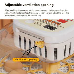 Incubateur de 12 œufs 12V DC 220V AC, petite machine d'éclosion automatisée, incubateur et <span class=keywords><strong>couveuse</strong></span> combinés, Incubadora De Huevos - Product Image 3