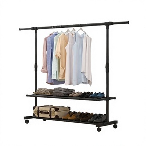 <span class=keywords><strong>Lavinia</strong></span>: Appendiabiti e Portascarpe di Lusso in Metallo, Salvaspazio, Organizzatore per Vestiti da Soggiorno - Product Image 4