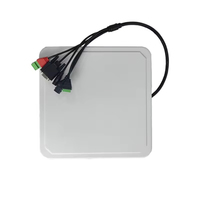 Lecteur UHF RFID longue portée 0-15M avec antenne 8DBI, interfaces RS232 RS485 Wiegand, distance de lecture de 6M à 8M