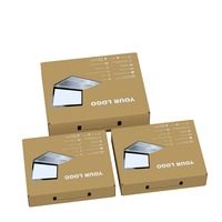 Boîte en carton kraft recyclable pour ordinateur portable, personnalisable avec logo, populaire, vente chaude, boîte en carton ondulé réutilisable pour ordinateur portable