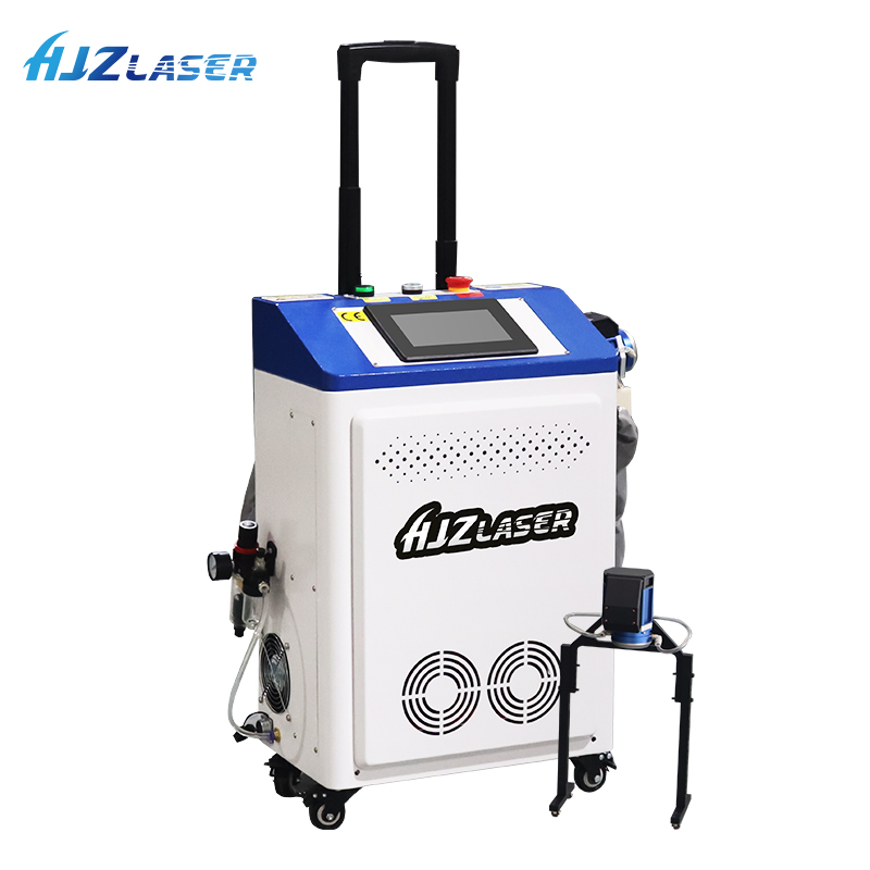 200w 300w Tire Mold Fiber Laser Cleaning Machine New Rust Removal Equipment for Metal Wood Stone Aluminum Stainless Steel Max