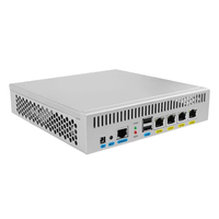 Dispositivo Intel 82583V Opnsense con 4 Puertos Ethernet LAN, DDR4, Pfsense, Mikrotik, Sophofw, Router sin Ventilador, Atom N2600, Firewall, Mini PC