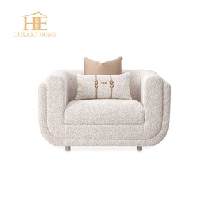 Modern Velvet Fabric Solid Wood Frame Durable Accent Barrel Chair Comfy <strong>Armchair</strong> for <strong>Nursery</strong> Living Room Bedroom - Product Image 4