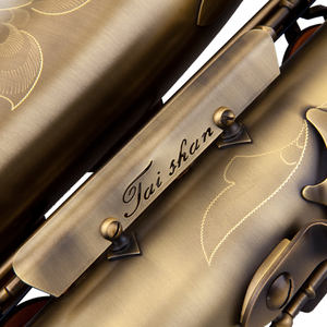 Sassofono Tenore TAISHAN TSTS-670L in Tonalità Bb, Finitura Laccata Colorata Anticata con Puntini in Bronzo Antico per Performance - Product Image 3