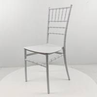 Chaises de banquet empilables en acrylique transparent, chaises de salle à manger en plastique pour événements extérieurs, mariages, restaurants