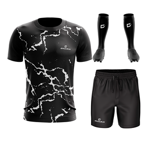 เสื้อฟุตบอลย้อนยุคปี 2023-2024 สำหรับผู้ใหญ่ ปักโลโก้สโมสรตามสั่ง ผ้าโพลีเอสเตอร์ 100% ชุดกีฬาสำหรับทุกเพศ - Product Image 1