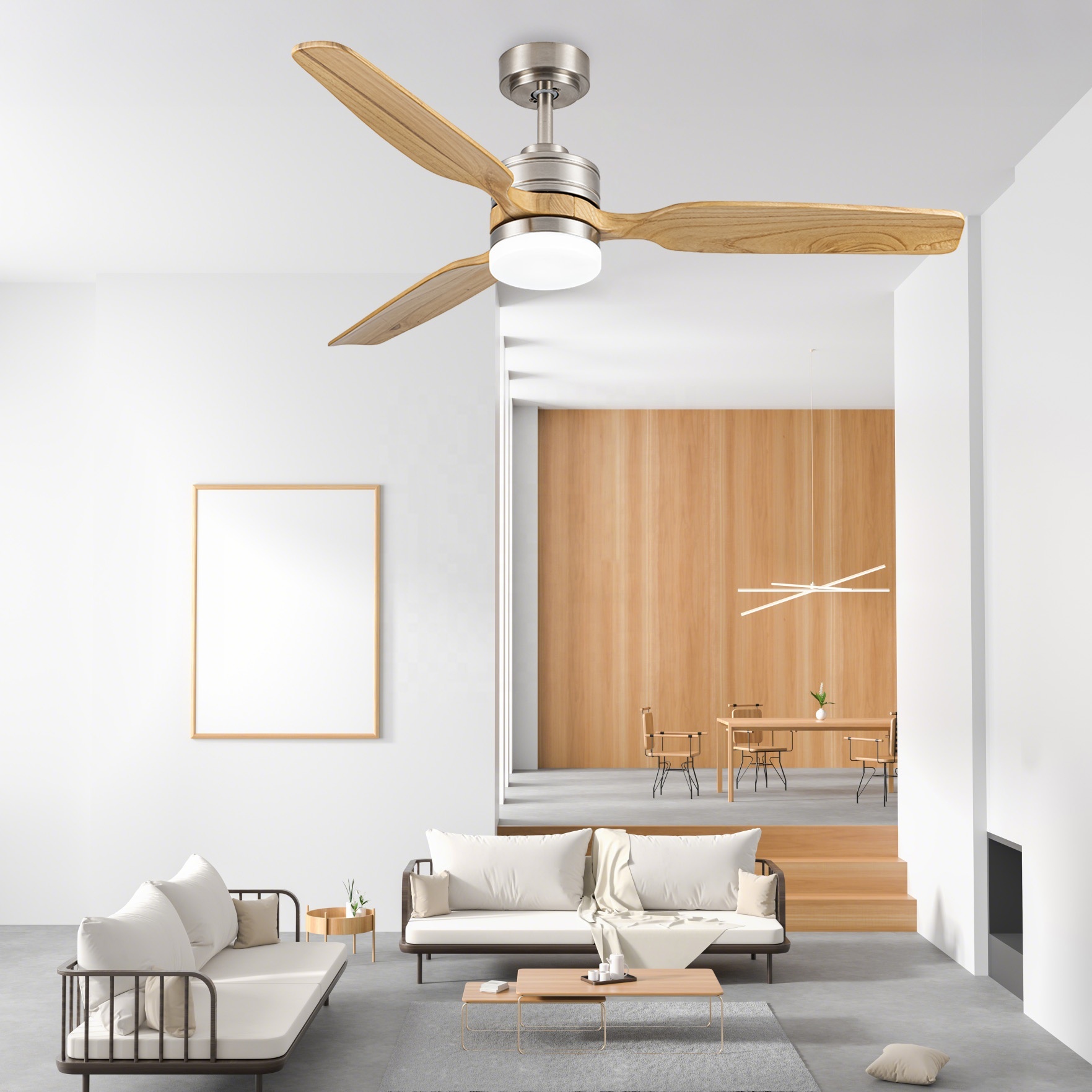 Indoor Smart Lamp Living Room Lights Modern Ceiling Led Lights with Ceiling Fan