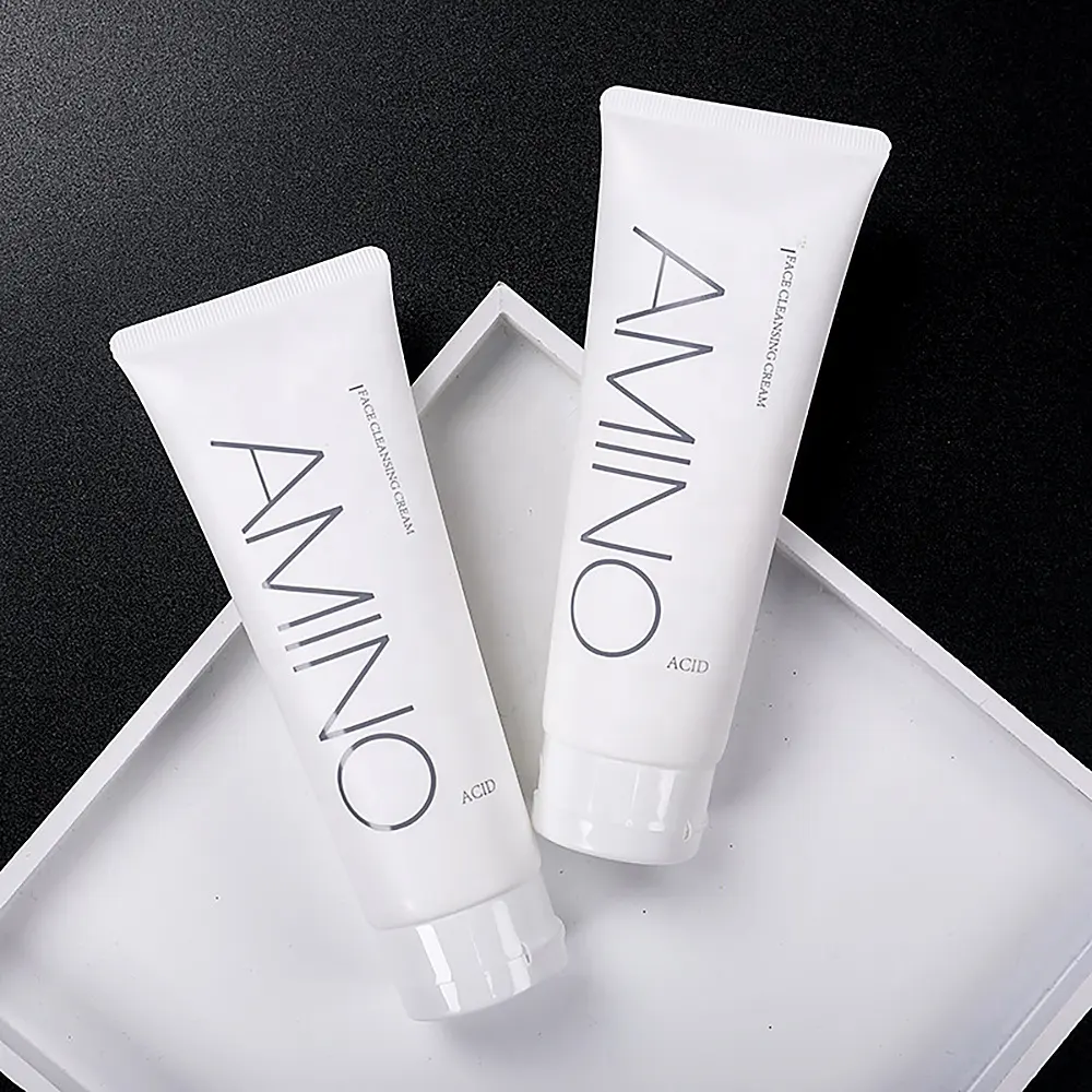 OEM organic anti acne amino acid oil free whitening foam facial cleanser face wash