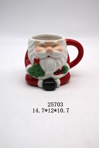 סיטונאי 2026 קרמי עיצוב חג המולד נושאים סנטה קלאוס ספל וסיר - Product Image 2