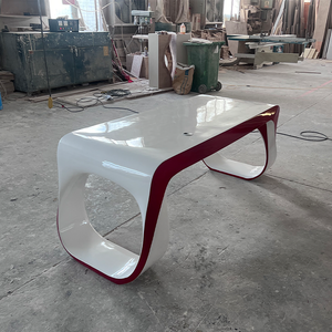 Escritorio de jefe de presidente femenino, escritorio de oficina de gerente moderno Simple, mesa de consulta ejecutiva inusual creativa - Product Image 1
