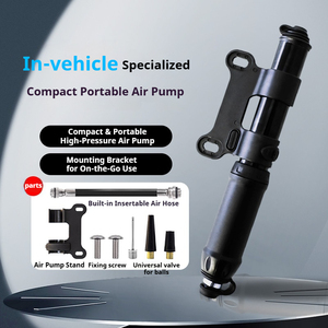 Mini pompe à vélo portable haute pression, compresseur d'air pour VTT et vélo de route, équipement de cyclisme domestique - Product Image 3
