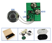 Boîte cadeau design de mp3, 1 pièce, puce sonore, usb, enregistrement vocal, personnalisé