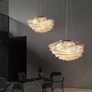 Lustre nuage moderne de style nordique <span class=keywords><strong>Arturo</strong></span> Alvarez Nevo pour restaurant, lumière blanc chaud, lampe de comptoir, lampe à fleurs, 3000K disponible, taille moyenne - Product Image 4