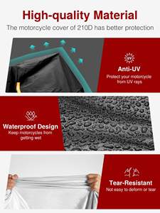 Housse de <span class=keywords><strong>moto</strong></span> pliable Yaheng, prix usine, VENTE CHAUDE, grande, robuste, triple couche, imperméable, anti-UV, anti-poussière, pour extérieur - Product Image 4