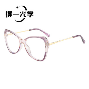 กรอบแว่นตา De Yi Optics ทรงแคทอาย เลนส์อะซิเตท ป้องกันแสงสีฟ้า สำหรับทุกเพศ - Product Image 4
