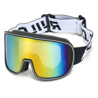 Lunettes de soleil de sport/extérieur Shenmoren SMR-HB-018 UV400, verres cylindriques, monture TPU, bordure intégrale, PC anti-buée, coupe-vent, durables et sécuritaires