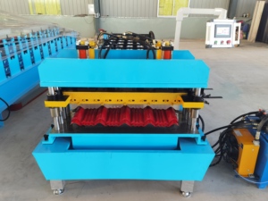 IBR-Dachblech-Rollformmaschine PPGI-Blechherstellungsmaschine FLIESENPROFILIERMASCHINE - Product Image 5
